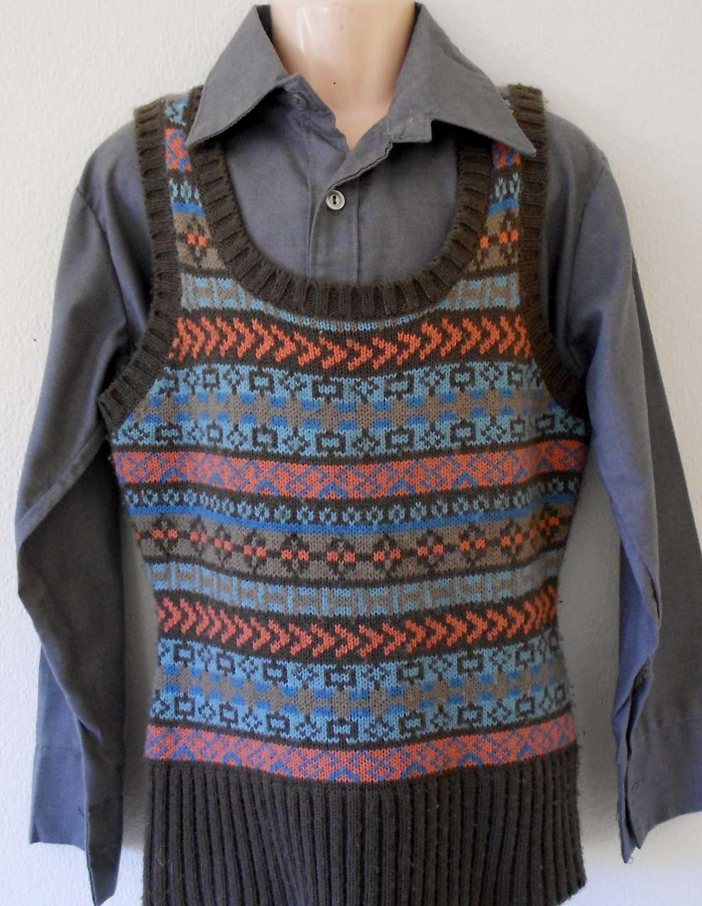 Fair Isle vest Vests New Zealand